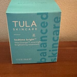 TULA Skincare Bedtime Bright Vita-Charge Overnight Treatment - Blue